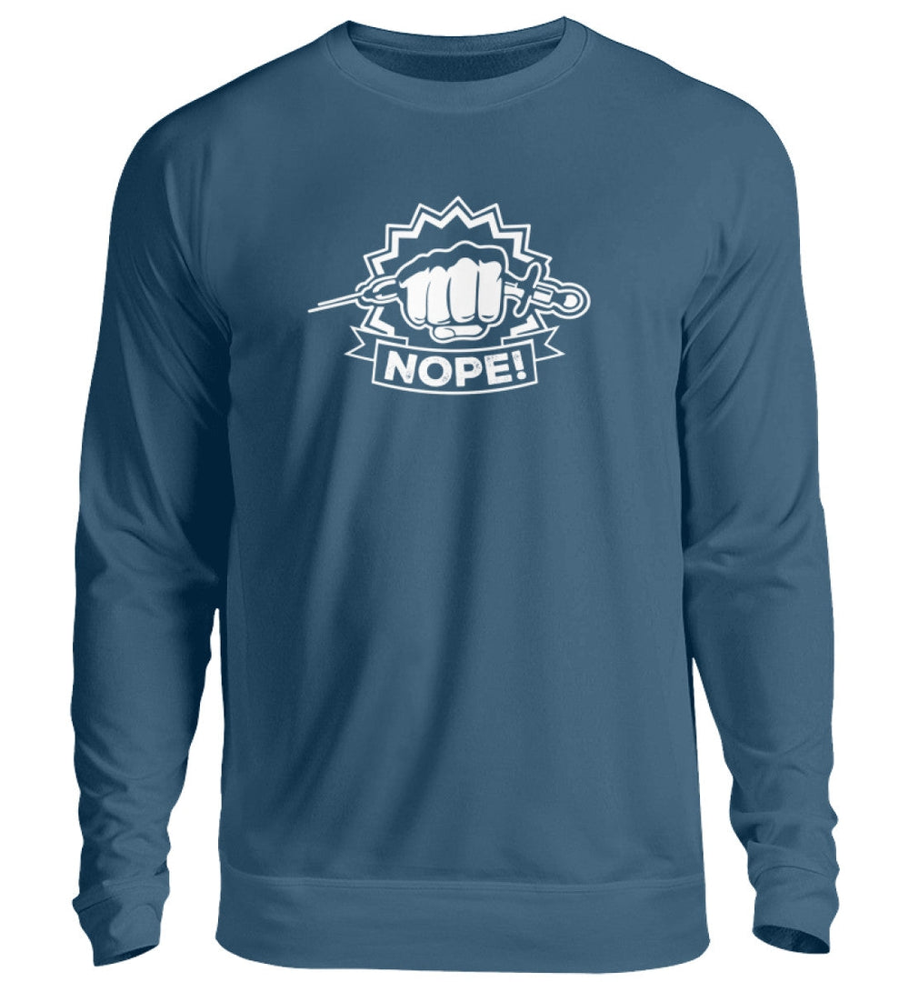 SWEATER MÄDELS • NOPE VACCINE IMPFUNG-HARLEKINSHOP