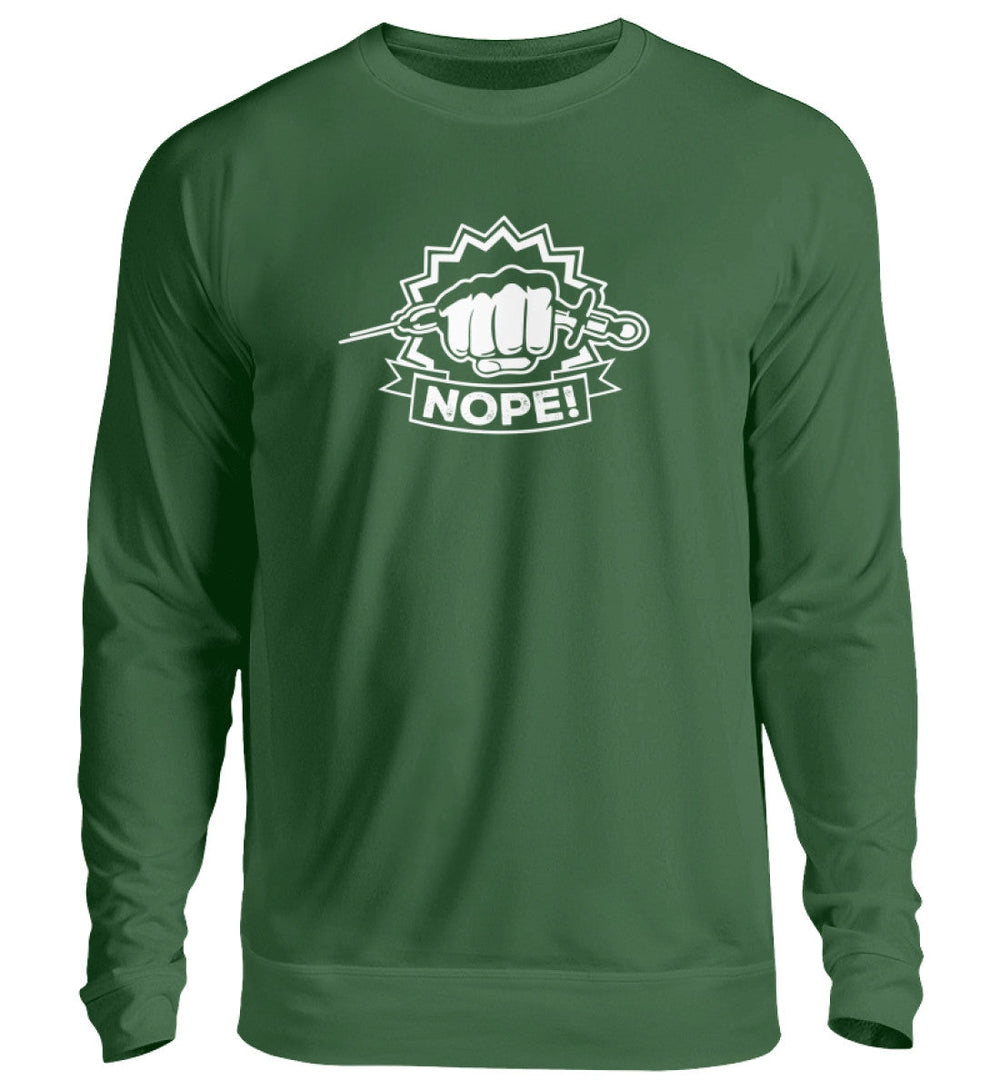 SWEATER MÄDELS • NOPE VACCINE IMPFUNG-HARLEKINSHOP