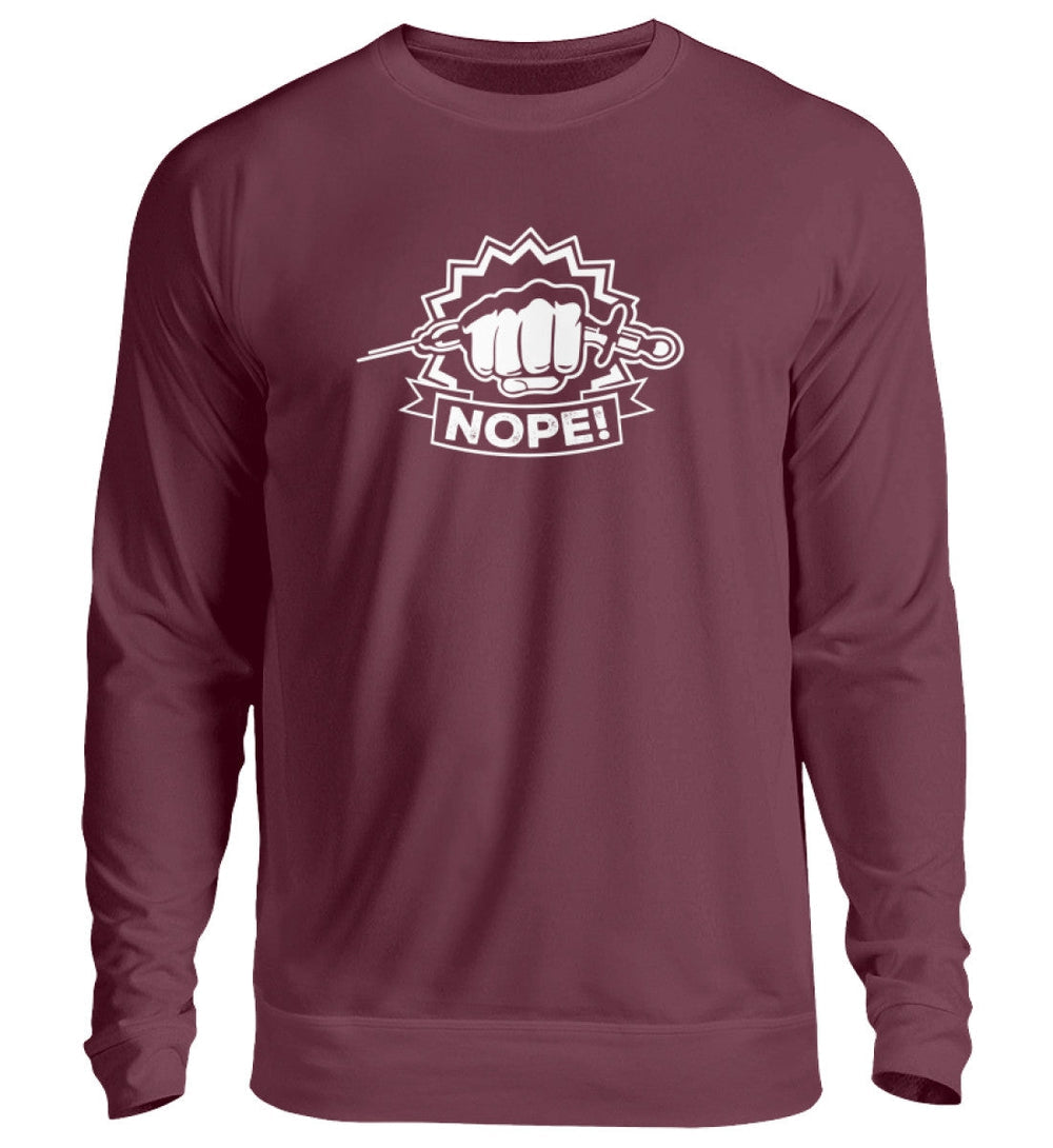 SWEATER MÄDELS • NOPE VACCINE IMPFUNG-HARLEKINSHOP