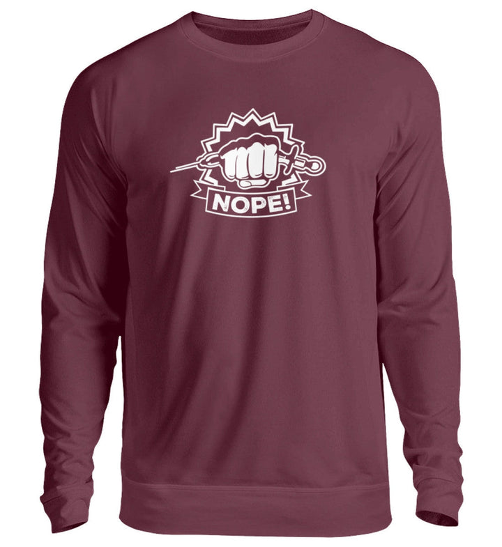 SWEATER MÄDELS • NOPE VACCINE IMPFUNG-HARLEKINSHOP