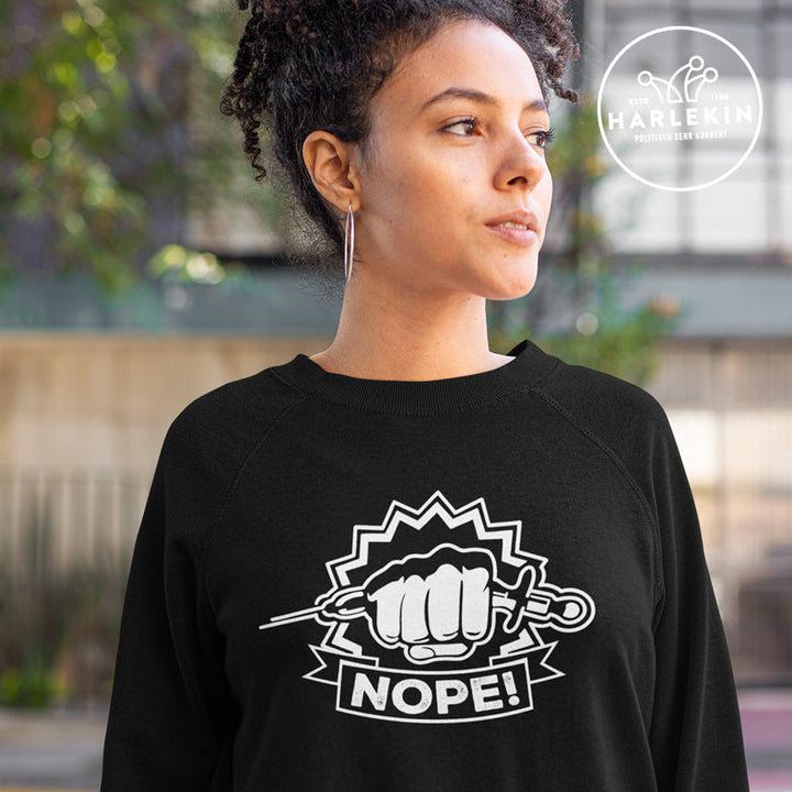SWEATER MÄDELS • NOPE VACCINE IMPFUNG-HARLEKINSHOP