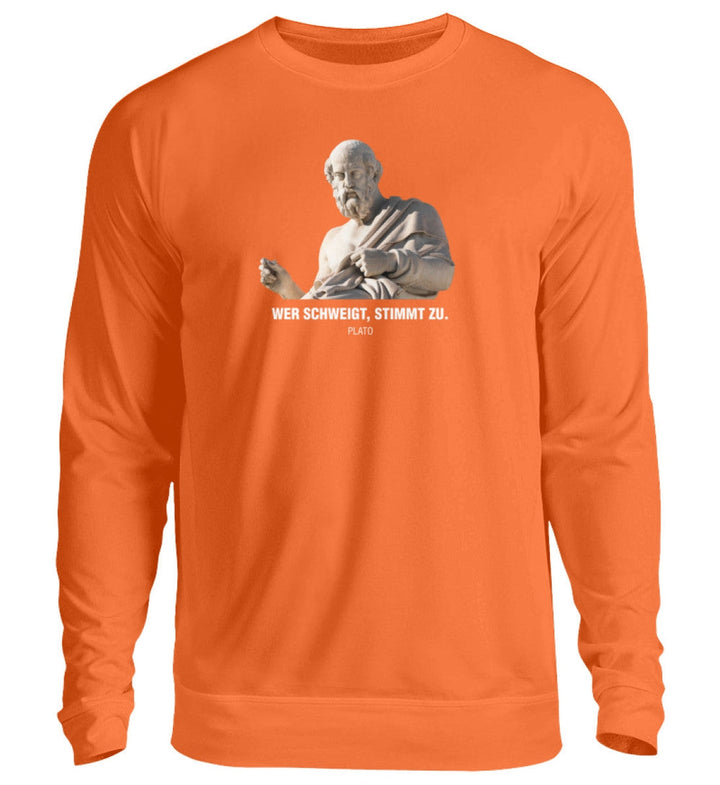 SWEATER MÄDELS • PLATO: • PLATO: WER SCHWEIGT STIMMT ZU-HARLEKINSHOP