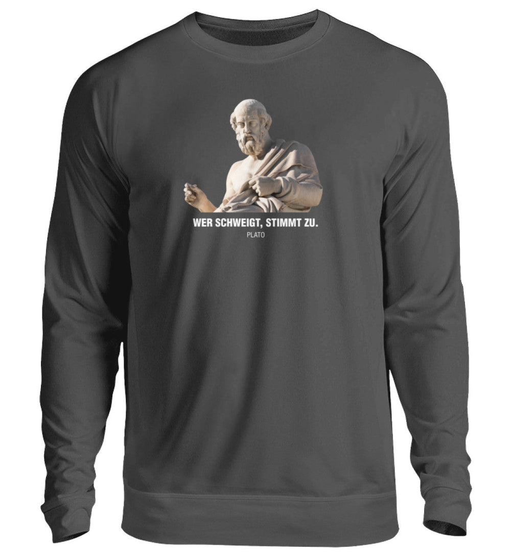 SWEATER MÄDELS • PLATO: • PLATO: WER SCHWEIGT STIMMT ZU-HARLEKINSHOP