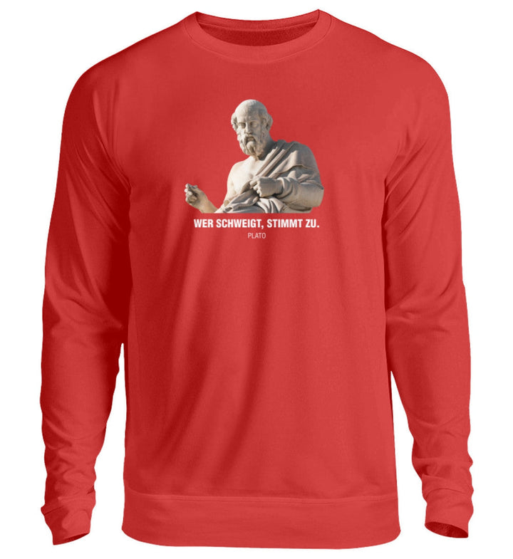 SWEATER MÄDELS • PLATO: • PLATO: WER SCHWEIGT STIMMT ZU-HARLEKINSHOP