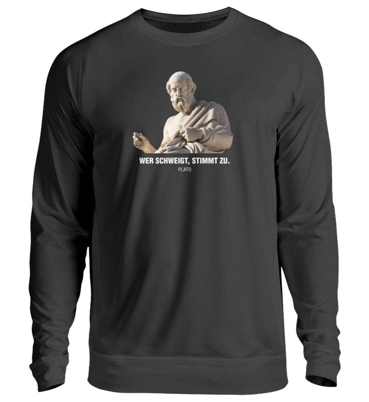 SWEATER MÄDELS • PLATO: • PLATO: WER SCHWEIGT STIMMT ZU-HARLEKINSHOP