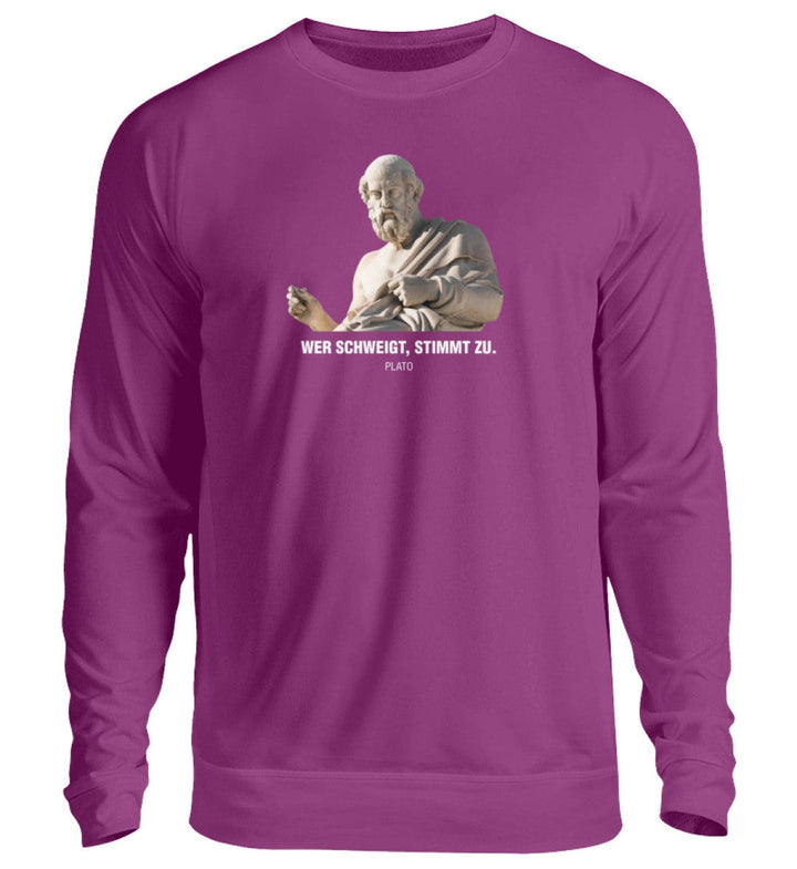 SWEATER MÄDELS • PLATO: • PLATO: WER SCHWEIGT STIMMT ZU-HARLEKINSHOP