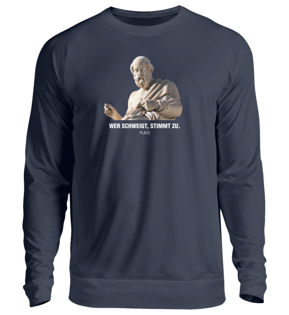 SWEATER MÄDELS • PLATO: • PLATO: WER SCHWEIGT STIMMT ZU-HARLEKINSHOP