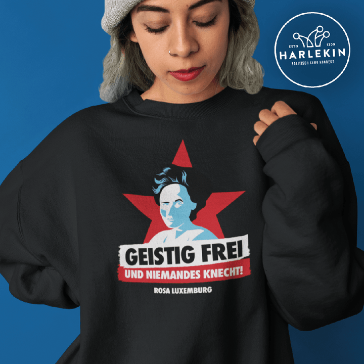 SWEATER MÄDELS • ROSA: GEISTIG FREI!-HARLEKINSHOP