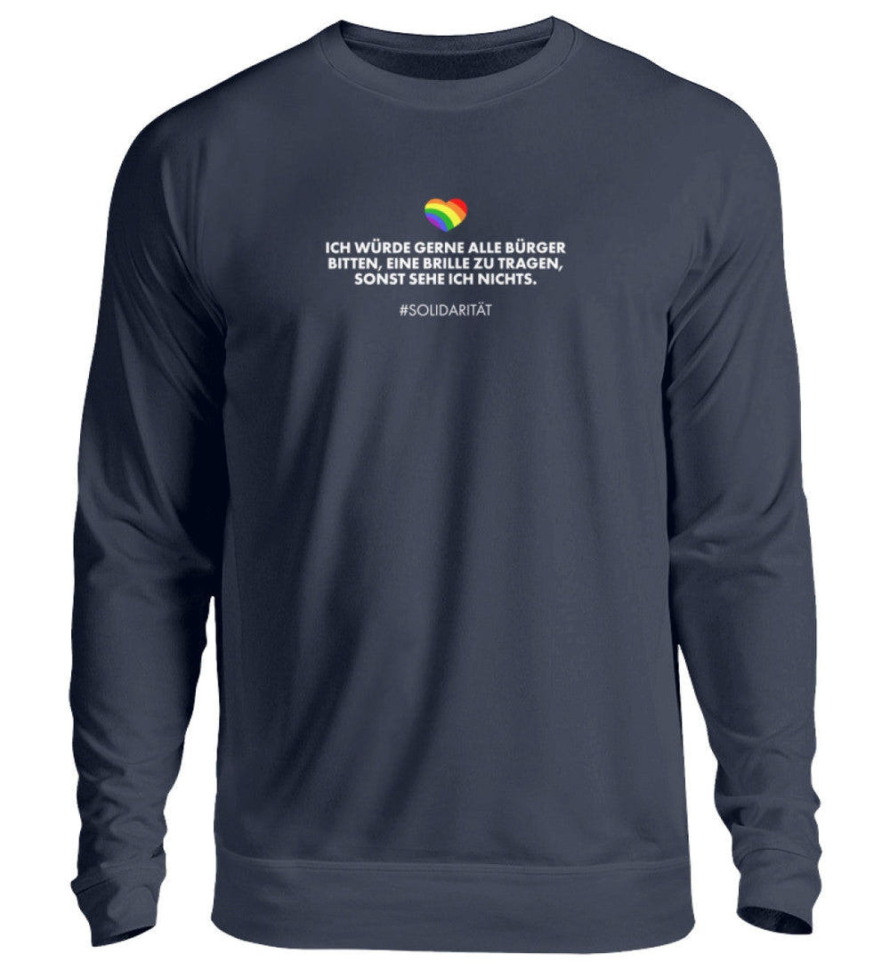 SWEATER MÄDELS • SOLIDARITÄT: BRILLENPFLICHT-HARLEKINSHOP