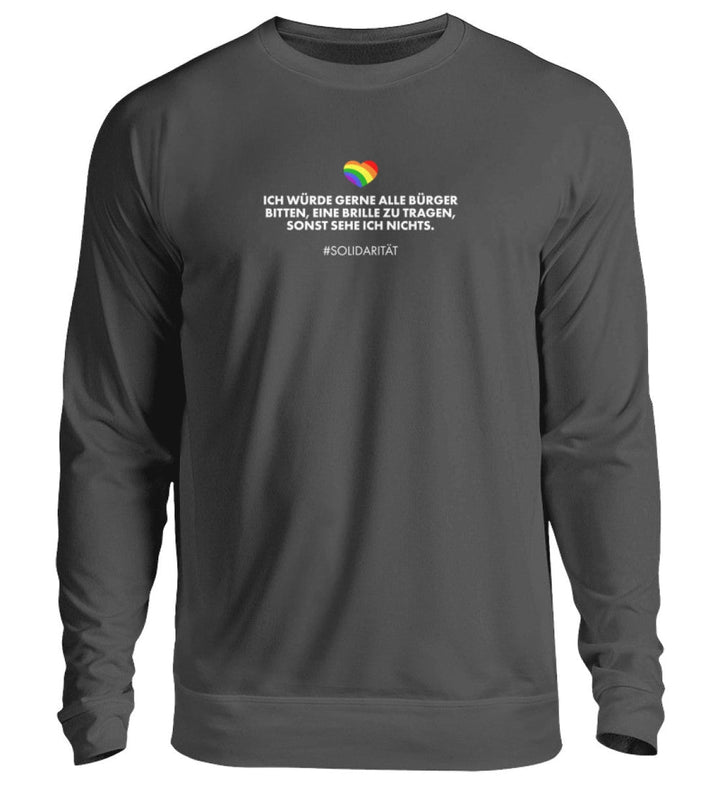 SWEATER MÄDELS • SOLIDARITÄT: BRILLENPFLICHT-HARLEKINSHOP