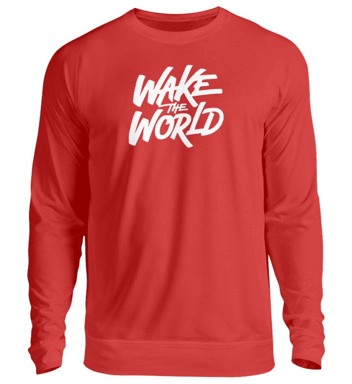 SWEATER MÄDELS • WAKE THE WORLD - DUNKEL-HARLEKINSHOP