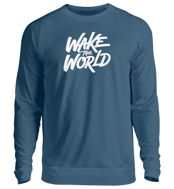 SWEATER MÄDELS • WAKE THE WORLD - DUNKEL-HARLEKINSHOP