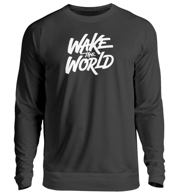 SWEATER MÄDELS • WAKE THE WORLD - DUNKEL-HARLEKINSHOP