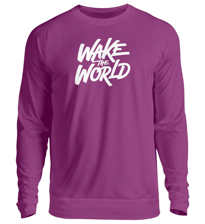SWEATER MÄDELS • WAKE THE WORLD - DUNKEL-HARLEKINSHOP