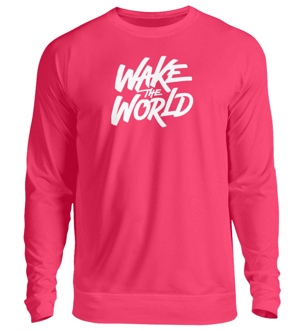 SWEATER MÄDELS • WAKE THE WORLD - DUNKEL-HARLEKINSHOP