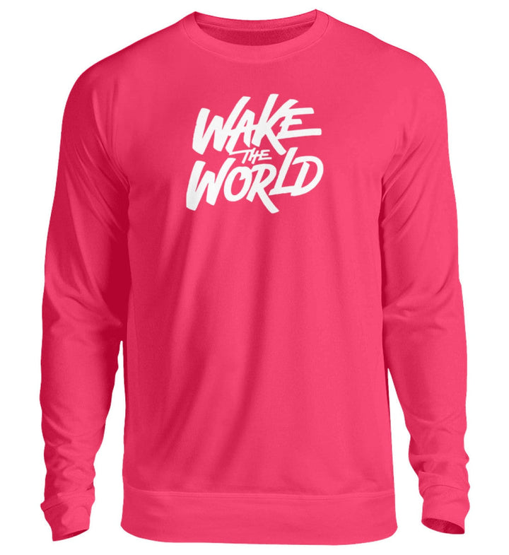 SWEATER MÄDELS • WAKE THE WORLD - DUNKEL-HARLEKINSHOP