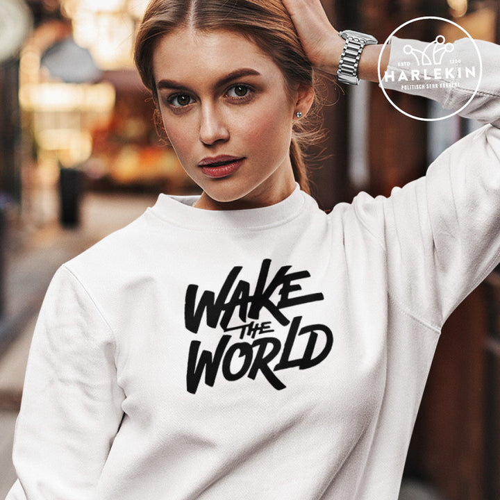 SWEATER MÄDELS • WAKE THE WORLD - HELL-HARLEKINSHOP