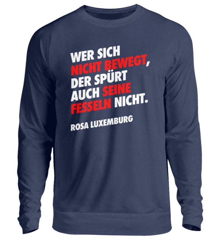 SWEATER MÄDELS • WER SICH NICHT BEWEGT ROSA-HARLEKINSHOP