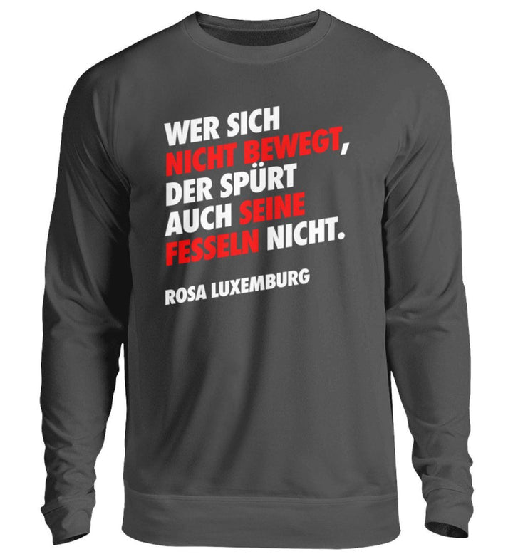 SWEATER MÄDELS • WER SICH NICHT BEWEGT ROSA-HARLEKINSHOP