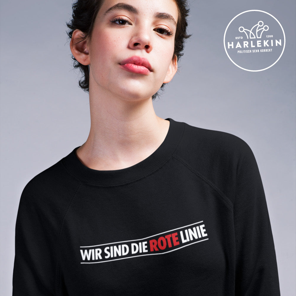 SWEATER MÄDELS • WIR SIND DIE ROTE LINIE-HARLEKINSHOP