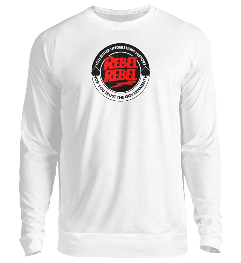 SWEATER MÄDELS • YOU EITHER UNDERSTAND HISTORY OR YOU TRUST THE GOVERNMENT-HARLEKINSHOP