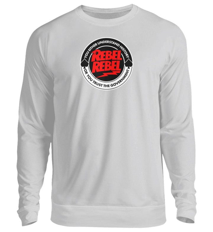 SWEATER MÄDELS • YOU EITHER UNDERSTAND HISTORY OR YOU TRUST THE GOVERNMENT-HARLEKINSHOP