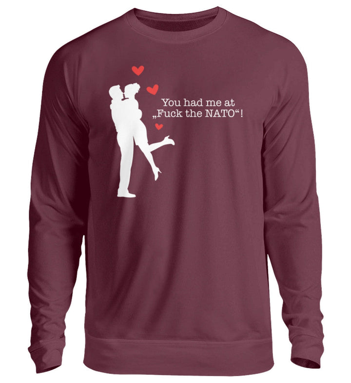 SWEATER MÄDELS • YOU HAD ME AT FUCK THE NATO-HARLEKINSHOP