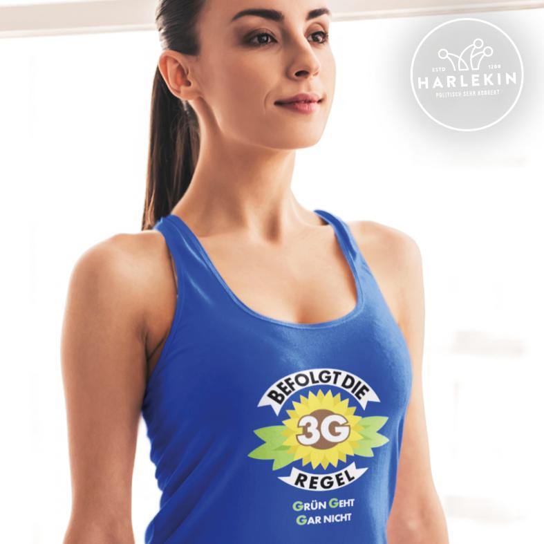 TANK TOP MÄDELS • 3G: GRÜN GEHT GAR NICHT-HARLEKINSHOP