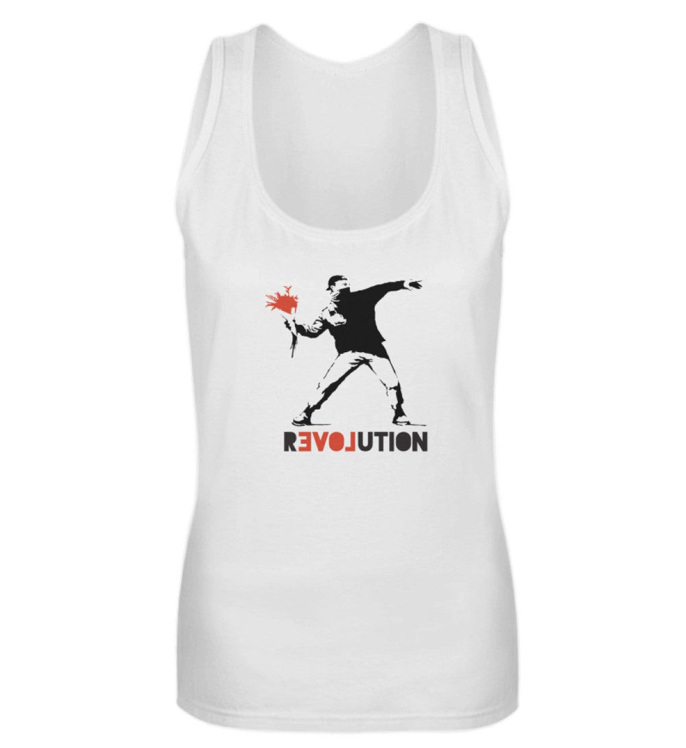 TANK TOP MÄDELS • BANKSY: R-LOVE-UTION-HARLEKINSHOP
