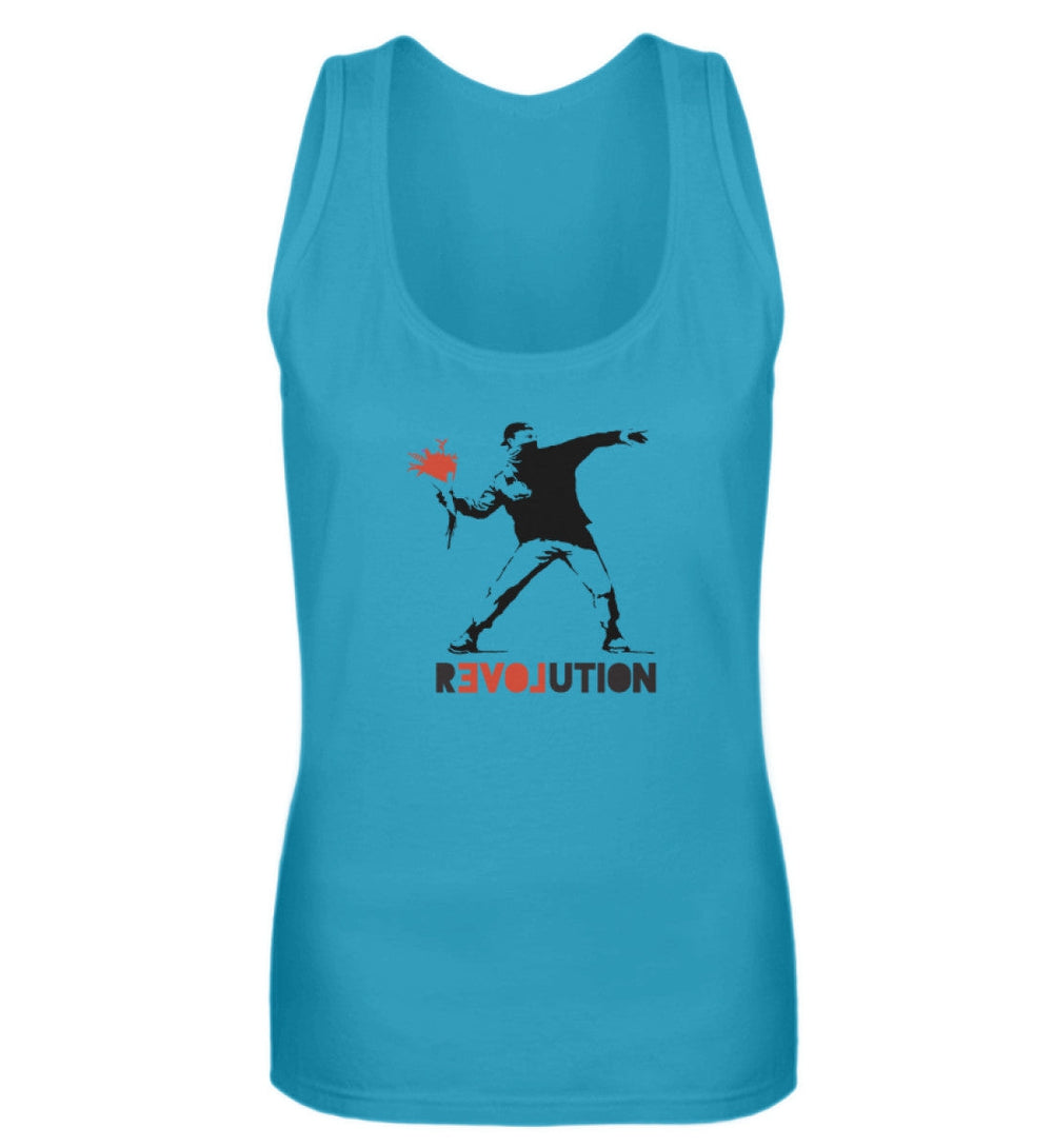TANK TOP MÄDELS • BANKSY: R-LOVE-UTION-HARLEKINSHOP
