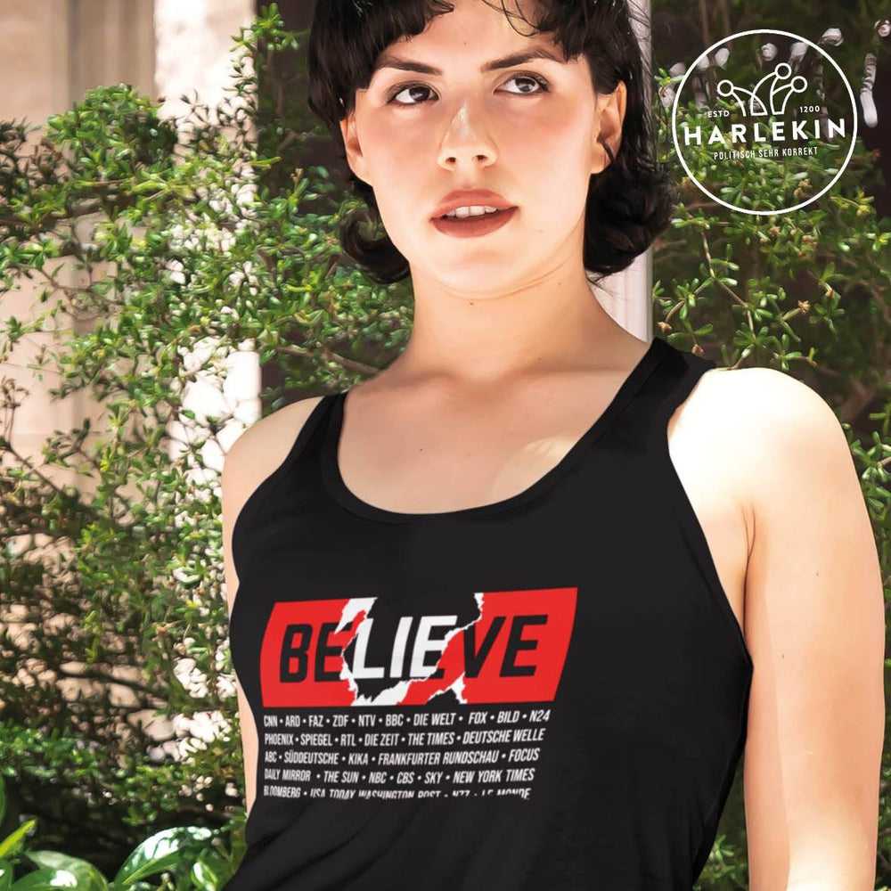 TANK TOP MÄDELS • BELIEVE / LÜGENMEDIEN-HARLEKINSHOP