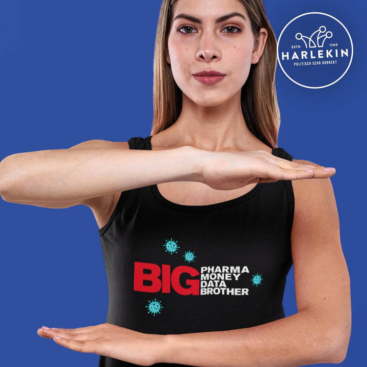 TANK TOP MÄDELS • BIG PHARMA, BIG MONEY-HARLEKINSHOP