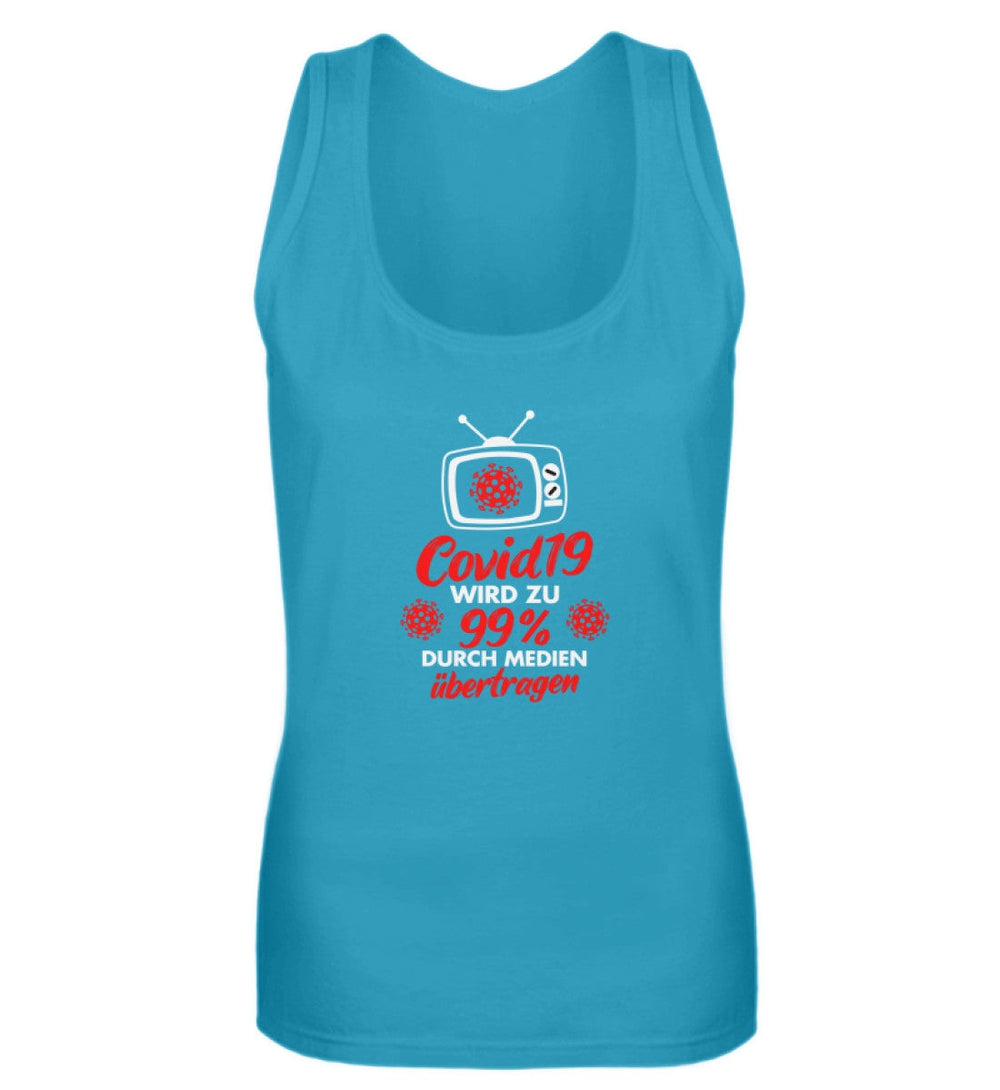 TANK TOP MÄDELS • COIVD19 WIRD ZU 99% DURCH MEDIEN ÜBERTRAGEN-HARLEKINSHOP
