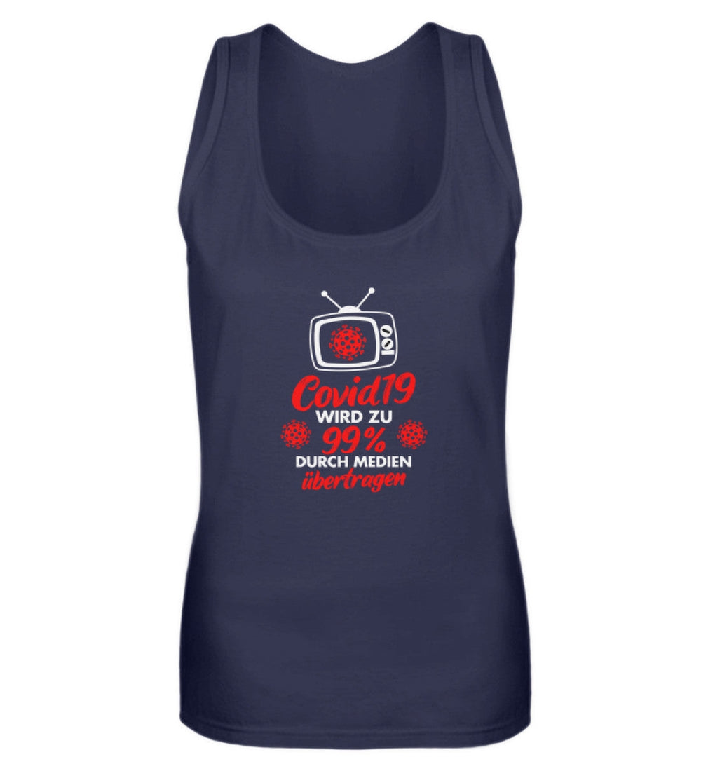 TANK TOP MÄDELS • COIVD19 WIRD ZU 99% DURCH MEDIEN ÜBERTRAGEN-HARLEKINSHOP