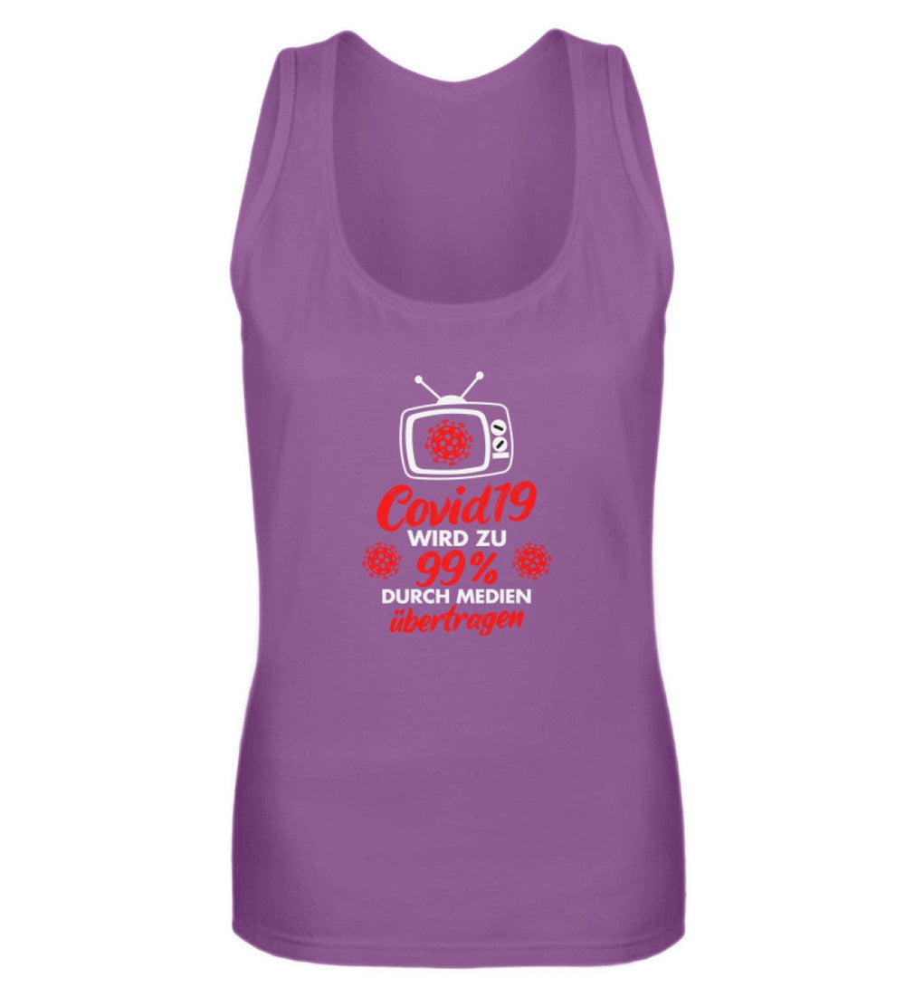 TANK TOP MÄDELS • COIVD19 WIRD ZU 99% DURCH MEDIEN ÜBERTRAGEN-HARLEKINSHOP