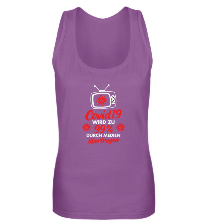 TANK TOP MÄDELS • COIVD19 WIRD ZU 99% DURCH MEDIEN ÜBERTRAGEN-HARLEKINSHOP