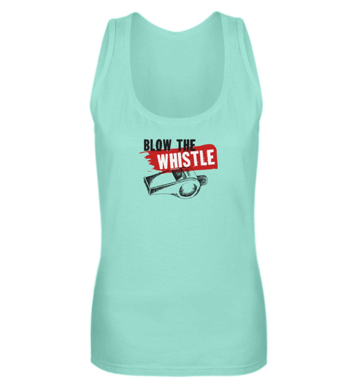 TANK TOP MÄDELS • FREE ASSANGE / BLOW THE WHISTLE - HELL-HARLEKINSHOP