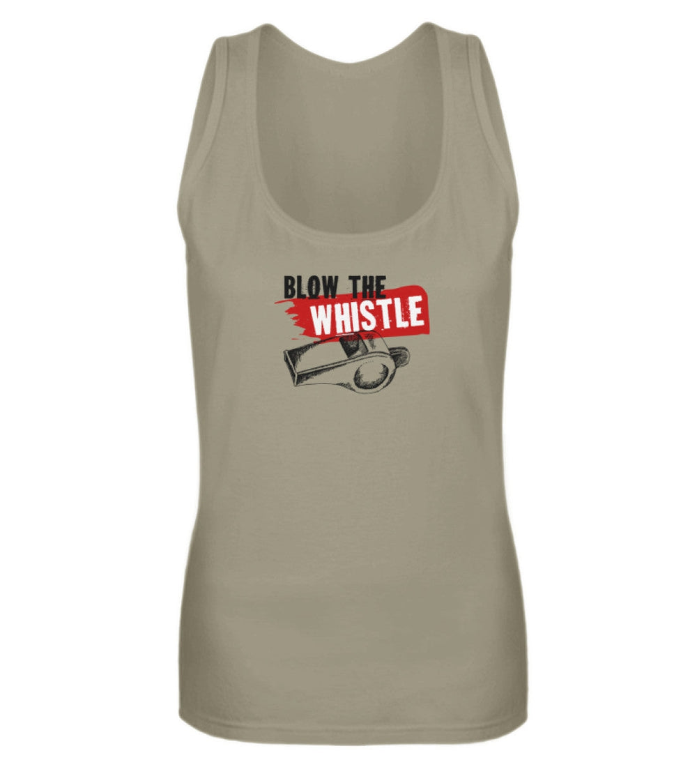 TANK TOP MÄDELS • FREE ASSANGE / BLOW THE WHISTLE - HELL-HARLEKINSHOP