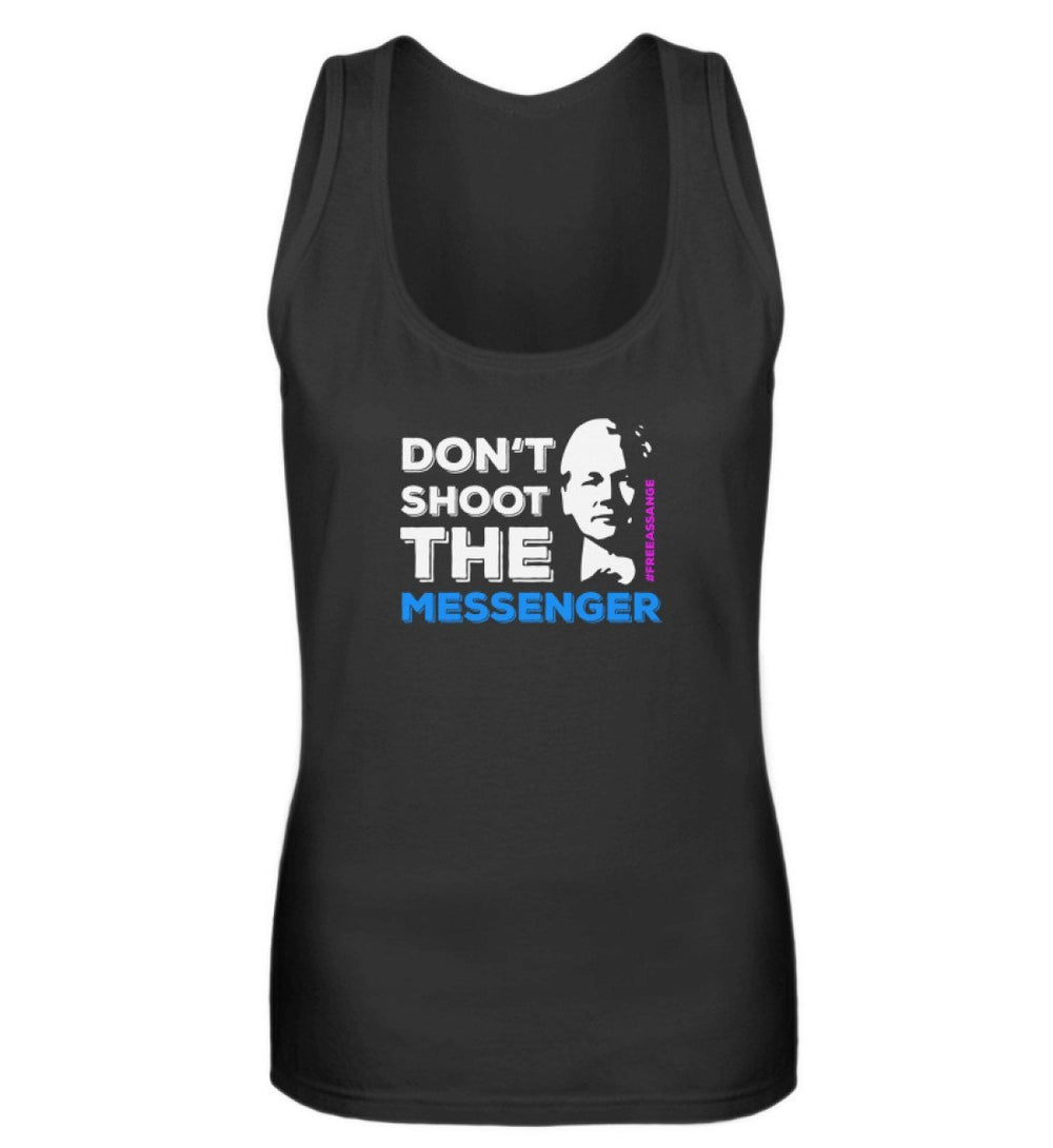TANK TOP MÄDELS • FREE ASSANGE: DON'T SHOOT THE MESSENGER!-HARLEKINSHOP