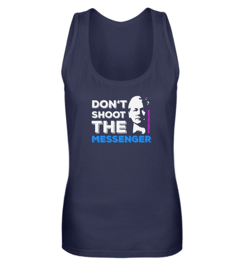 TANK TOP MÄDELS • FREE ASSANGE: DON'T SHOOT THE MESSENGER!-HARLEKINSHOP
