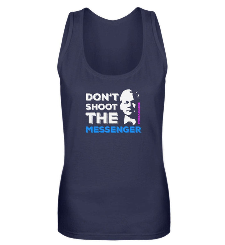 TANK TOP MÄDELS • FREE ASSANGE: DON'T SHOOT THE MESSENGER!-HARLEKINSHOP