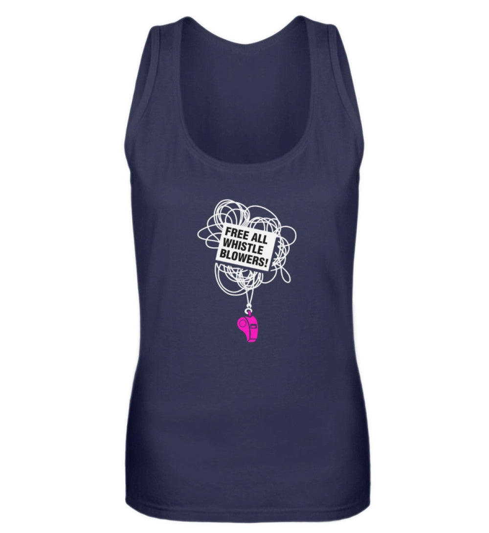 TANK TOP MÄDELS • FREE ASSANGE: FREE ALL WHISTLE BLOWERS-HARLEKINSHOP