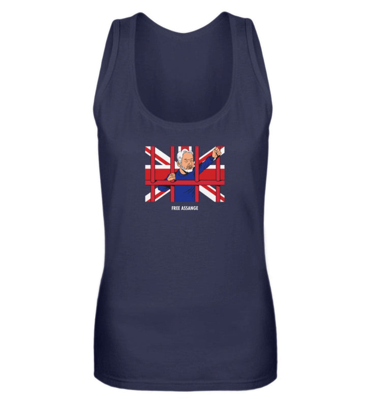 TANK TOP MÄDELS • FREE ASSANGE / JAIL-HARLEKINSHOP