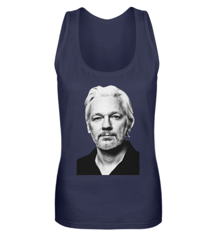 TANK TOP MÄDELS • FREE ASSANGE PORTRAIT-HARLEKINSHOP