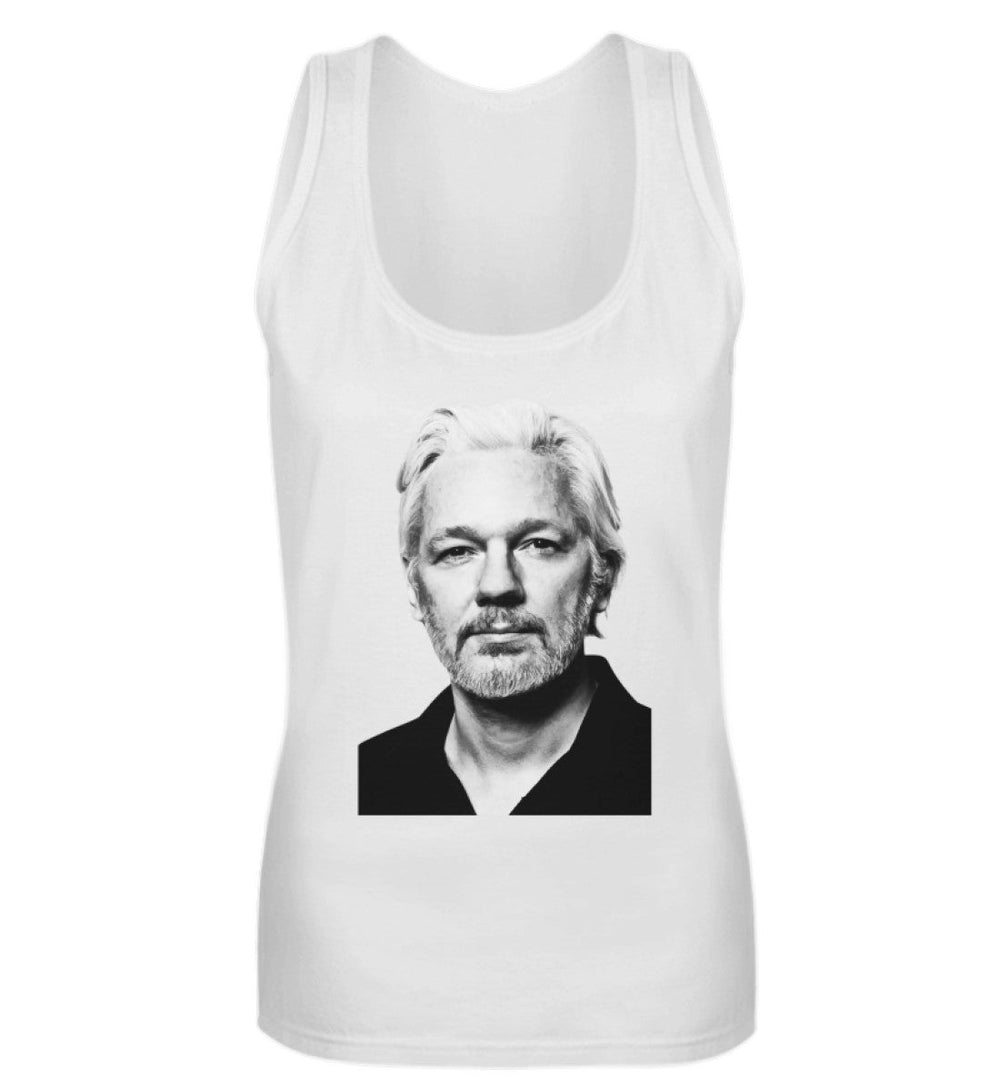 TANK TOP MÄDELS • FREE ASSANGE PORTRAIT-HARLEKINSHOP