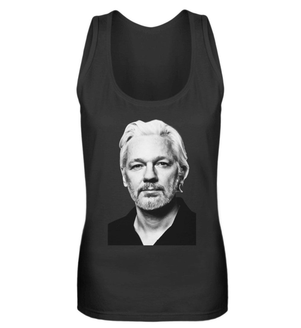 TANK TOP MÄDELS • FREE ASSANGE PORTRAIT-HARLEKINSHOP