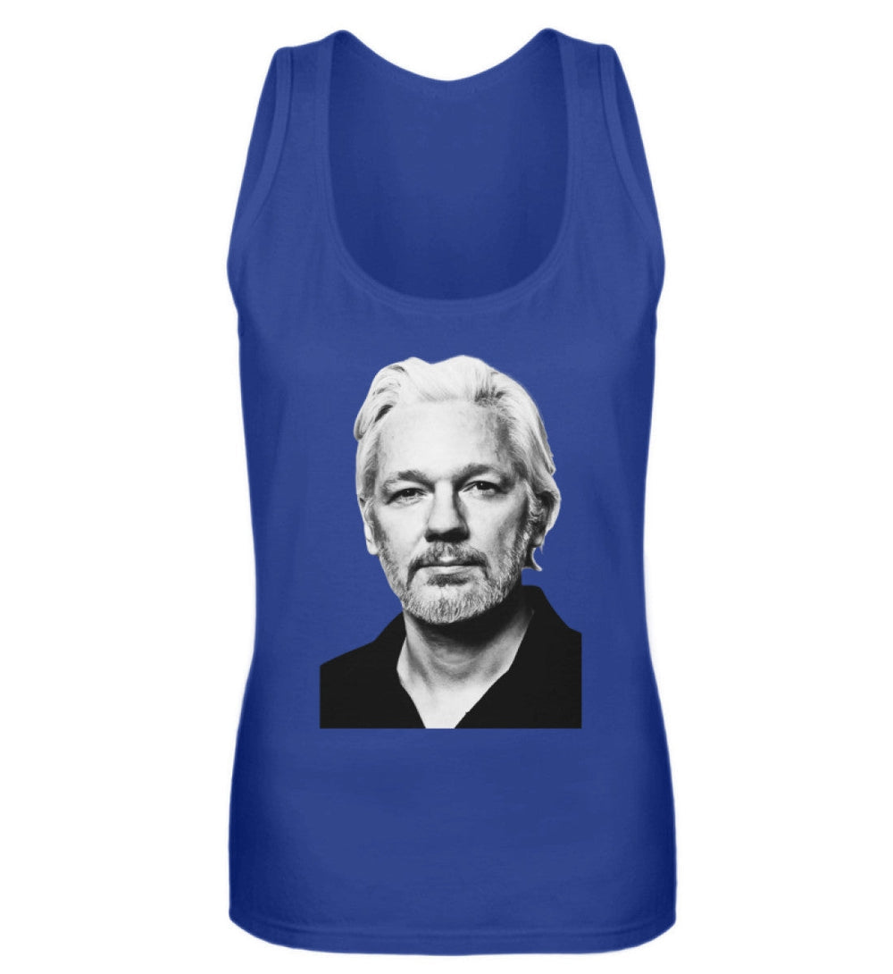 TANK TOP MÄDELS • FREE ASSANGE PORTRAIT-HARLEKINSHOP