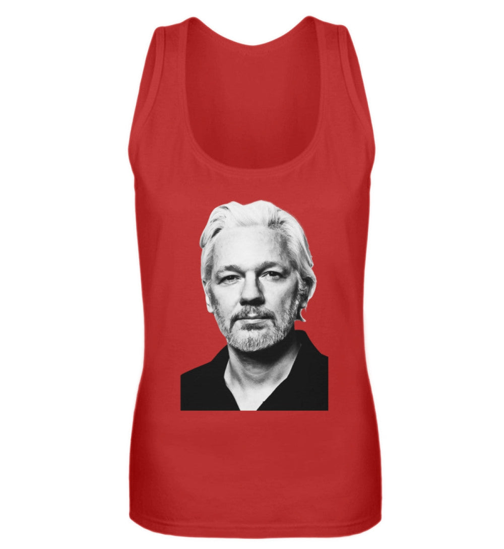 TANK TOP MÄDELS • FREE ASSANGE PORTRAIT-HARLEKINSHOP