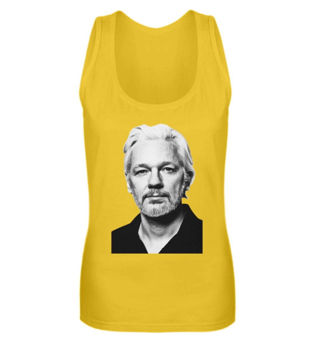 TANK TOP MÄDELS • FREE ASSANGE PORTRAIT-HARLEKINSHOP