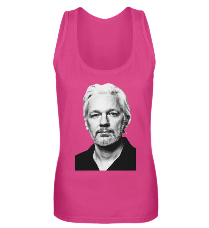 TANK TOP MÄDELS • FREE ASSANGE PORTRAIT-HARLEKINSHOP